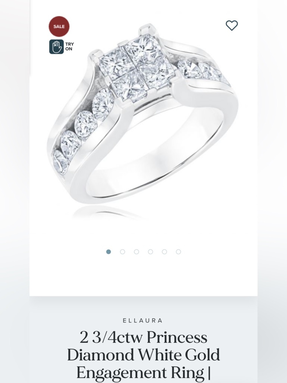 2 3/4 ct engagement ring